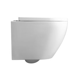 Zestaw podtynkowy stelaż GEBERIT DUOFIX + miska MIZU-WH-RIM-02 + przycisk DELTA 30 chrom
