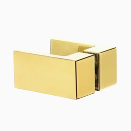 Złota kabina prysznicowa podwójne drzwi 110x120 EXK-1867 Avexa Gold Shine New Trendy
