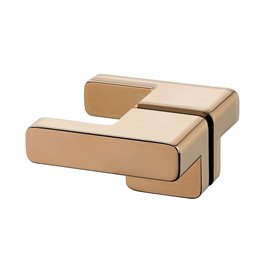 Miedziana kabina prysznicowa podwójne drzwi uchylne 90x90 EXK-6436 Eventa Copper Shine New Trendy