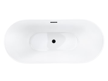 Wanna wolnostojąca akrylowa Nauti Corsan 170 cm korek klik-klak grafit