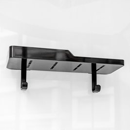 Kabina prysznicowa półokrągła zabudowana jasny środek 80x80 Clara