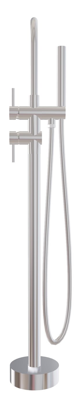 Bateria wannowa wolnostojąca chrom Illusion II Besco BW-III-CH