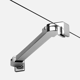 Kabina prysznicowa asymetryczna 80x90 chrom K-3684 Nesta New Trendy Chrome