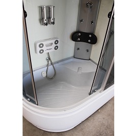 Kabina prysznicowa z hydromasażem i sauną 120x80 7106W Prawa