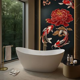 Wanna wolnostojąca 150 cm Ferrano Slim Rea zdjęcie 3