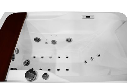 Wanna z hydromasażem i parawanem 160x78 cm MO-0062-160 Prawa