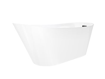 Wanna wolnostojąca Corsan Estella 170 cm korek klik-klak grafit