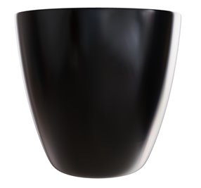 Czarno-biała wanna wolnostojąca z konglomeratu + klik-klak złoty Goya 170 B&W Besco WMD-170-GWG