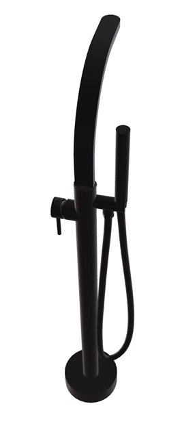 Bateria wannowa wolnostojąca czarny matt Decco II Besco BW-DII-CZ