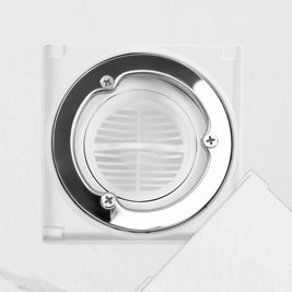 Brodzik prostokątny biały struktura kamienia smc 100x80 Magnum Carrara White Rea