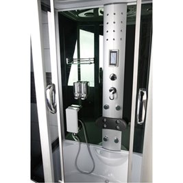 Kabina prysznicowa z sauną i hydromasażem prostokątna 140x85 MO-09913DS