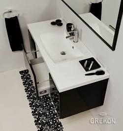 Szafka z umywalką 120 seria Diamond C