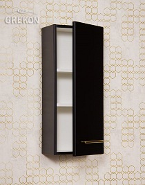 Szafka wisząca niska czarny mat 30x72 cm Belli Gold Gante