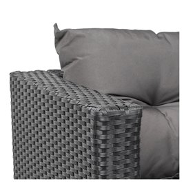 Zestaw mebli ogrodowych z technorattanu narożnik tarasowy Salto