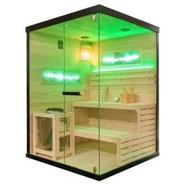 Sauna fińska 4 osobowa wysokotemperaturowa 4,5KW Harvia 140x150 cm Lark3