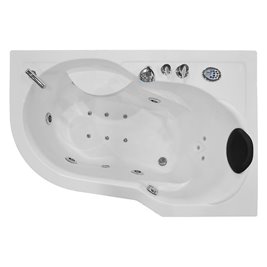 Wanna z hydromasażem narożna 150x100 cm MO-0202