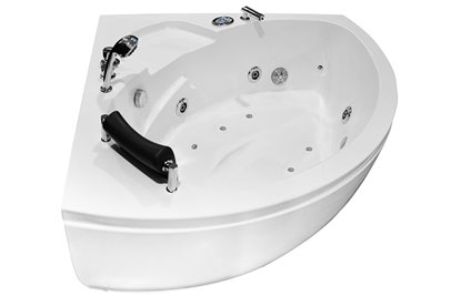 Wanna łazienkowa z hydromasażem Spa narożna 135x135 cm MO-0313