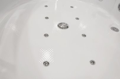 Wanna z hydromasażem narożna Turbo 157x157 cm MO-10632T XL