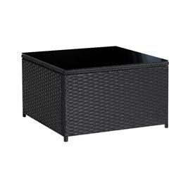 Meble ogrodowe technorattan sofa, stół, dostawka zestaw Volta zdjęcie 11