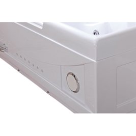 Wanna z hydromasażem prostokątna Ramzes 634 168 cm