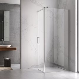 Ścianka prysznicowa 90 cm + zamykany bok 50 cm KZ15