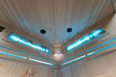 Sauna sucha fińska piec 6 KW Harvia BC60 + kamień solny 180X180X200CM MO-EA4CS Mazur