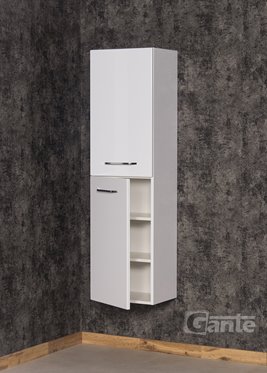 Słupek łazienkowy wiszący wysoki 143,5x40 SETTO MODULO kolor biały połysk