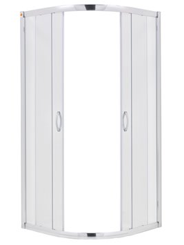 Kabina prysznicowa półokrągła 80x80 szkło mleczne