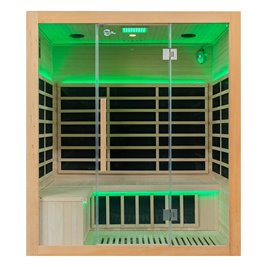 Sauna na podczerwień full carbon 175X130X200CM MO-EA4T-B Mazur