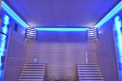 Sauna sucha fińska piec 8 KW Harvia BC80 + kamienie solne 180X180X190CM MO-TS4 Mazur