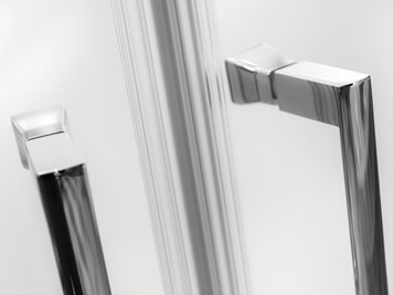 Kabina prysznicowa półokrągła 90x90 szkło grafitowe 185 cm Modern Besco