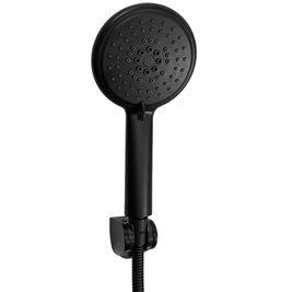 Czarna bateria prysznicowa Dart Rea