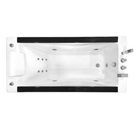 Wanna z hydromasażem prostokątna 170x80 cm MO-0011L