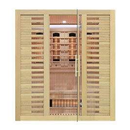 Sauna na podczerwień kamień solny 180X160X200CM MO-RL4S XL Infrared Mazur