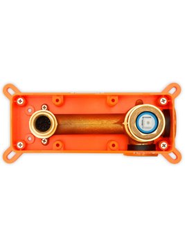 Bateria umywalkowa w kolorze złoty połysk Lungo Rea