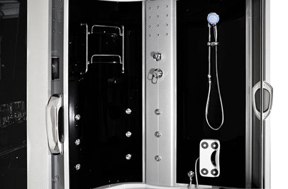 Duża kabino wanna Spa z hydromasażem 150x150 cm MO-08150