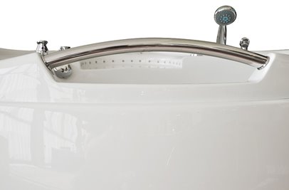 Wanna z hydromasażem narożna lewa 135x135 cm MUS-1085