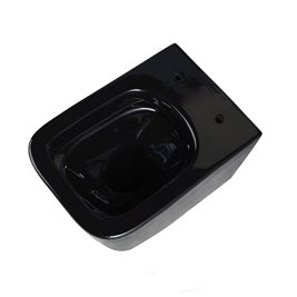 Czarna miska wc wisząca złoty rant Rimless 3.0 RAIN-BL-GL-RIM-03 Hydrosan