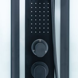 Kabina prysznicowa zabudowana na niskim brodziku kwadratowa 80x80 LISA-80