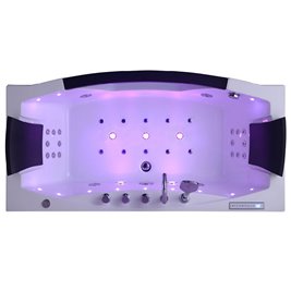 Wanna z hydromasażem przyścienna 170x76 cm Uran 931 Hydrosan