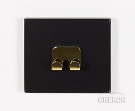 Wieszak podwójny złoty Belli Gold C