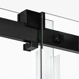 Softi Black New Trendy kabina prysznicowa prostokątna rozsuwana samodomykająca 130x120 cm EXK-3984