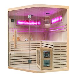 Sauna sucha fińska piec 6 KW Harvia BC60 + kamień solny 180X180X200CM MO-EA4CS Mazur