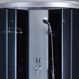 Kabina prysznicowa półokrągła zabudowana 80x80 WSH-302A