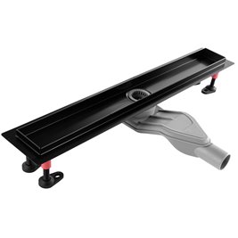 Odpływ liniowy Rea czarny Neox Superflow 90 cm