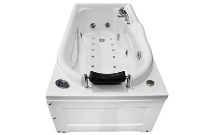 Wanna z hydromasażem Spa przyścienna 170x87 cm MO-1634HC