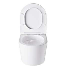Zestaw podtynkowy stelaż CERSANIT MITO 40 MECH + miska ELITE-WH-03 + przycisk ENTER II chrom