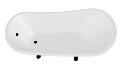 Wanna wolnostojąca 170 nogi czarne Otylia Besco WKO-170W+CZ