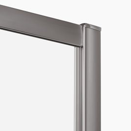 Kabina prysznicowa prostokątna 80x90 kolor stalowy D-0881A/D-0884A Prime New Trendy Gunmetal Brushed