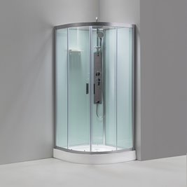 Kabina półokrągła 90x90 front